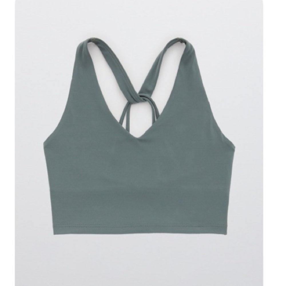 OFFLINE BY AERIE REAL ME STRAPPY BACK LONGLINE BRALETTE
